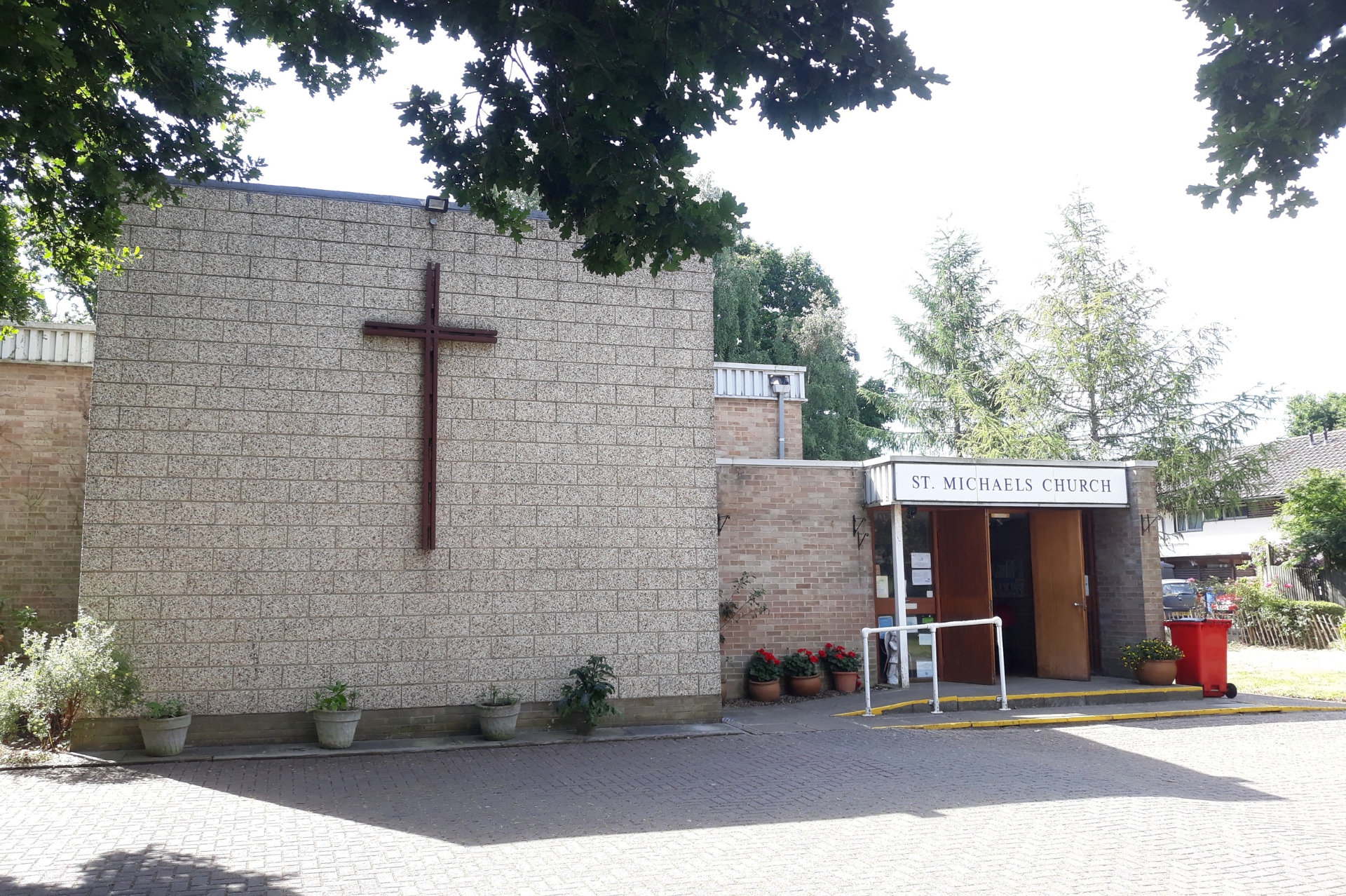 The front of St Michael's Church Sheerwater