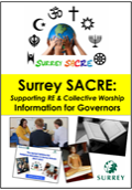 Front cover of the SACRE information for governors leaflet